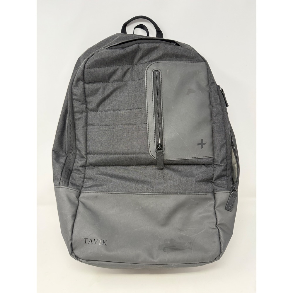 Tavik Backpack Charcoal Grey Black Laptop Sleeve Techwear Travel Bag